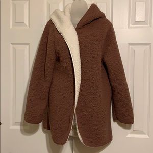 PINK Victoria's Secret Sweaters - Pink VS Sherpa reversible jacket XS/S PINK Victoria's Secret Sweaters - Pink VS Sherpa reversible jacket XS/S